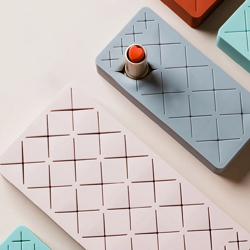 Силиконовый органайзер для макияжа губная помада серьги ящик хранения колец