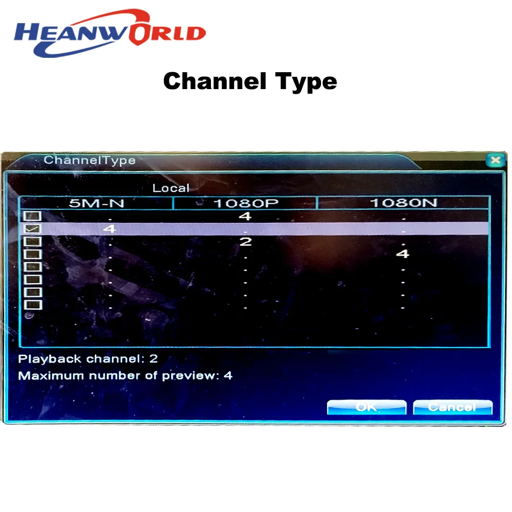 Heanworld 4 в 1 DVR 5MP HD 4CH 1080P аналоговый гибридный цифровой видеорегистратор 5.0MP ONVIF P2P