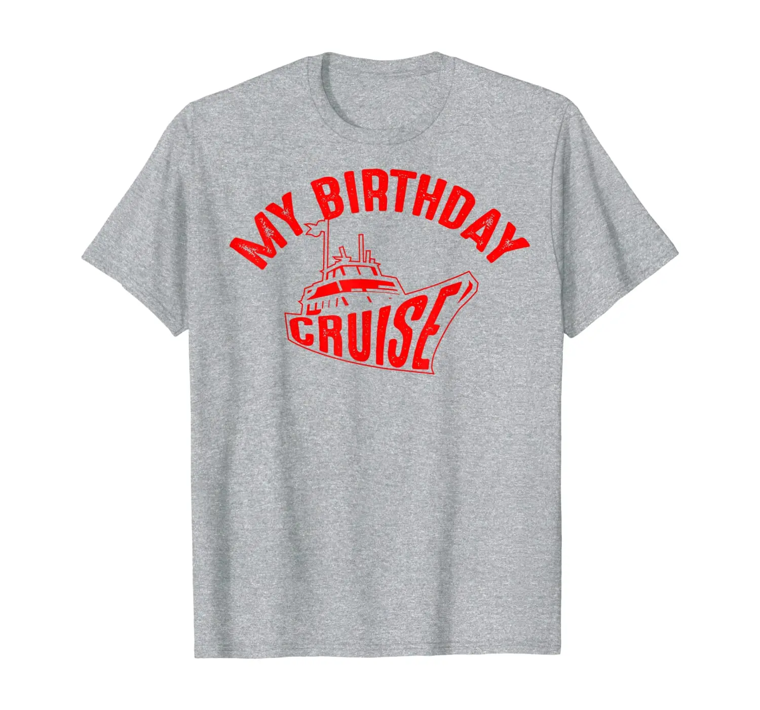 

Мой день рождения круиз | Милая летняя Подарочная футболка с лодкой