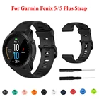 Ремешок из мягкого силикона для наручных часов Garmin Fenix 5 5 plus 6 6 Pro, ремешок для Garmin Forerunner 935 945, 22 мм