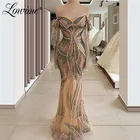 Женское вечернее платье с открытыми плечами, блестящее бальное платье в стиле Саудовской Аравии, для выпускного вечера, 2020