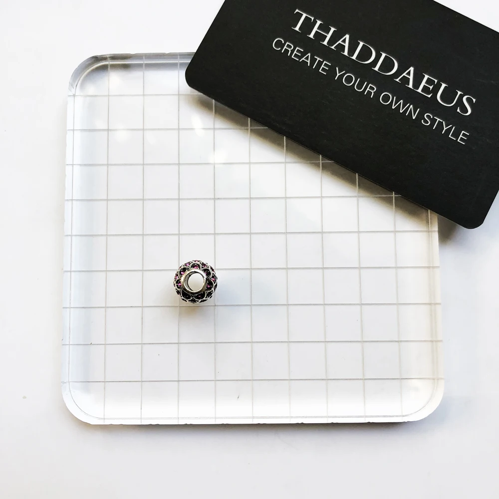 Бусины красная рыба серебро и стразы в виде бус подходящие браслет ожерелье из