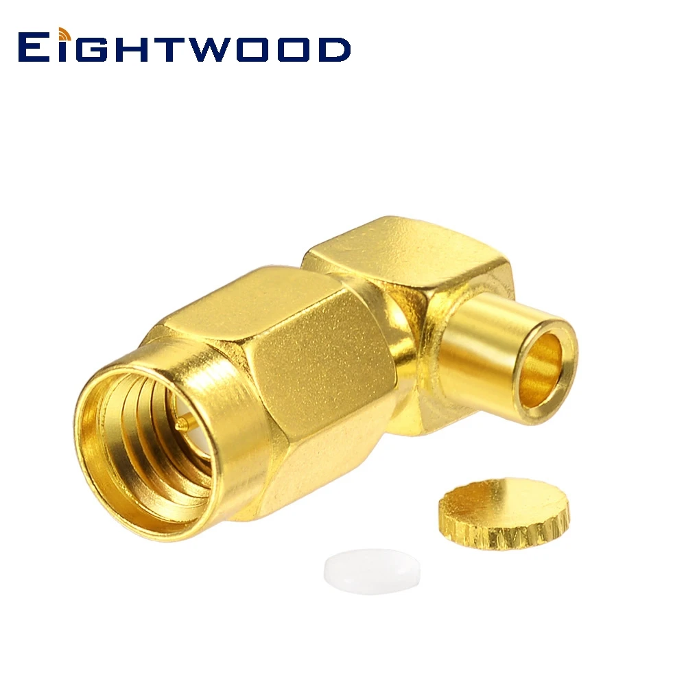 Eightwood штекер SSMA мужской прямоугольный радиочастотный коаксиальный разъем для