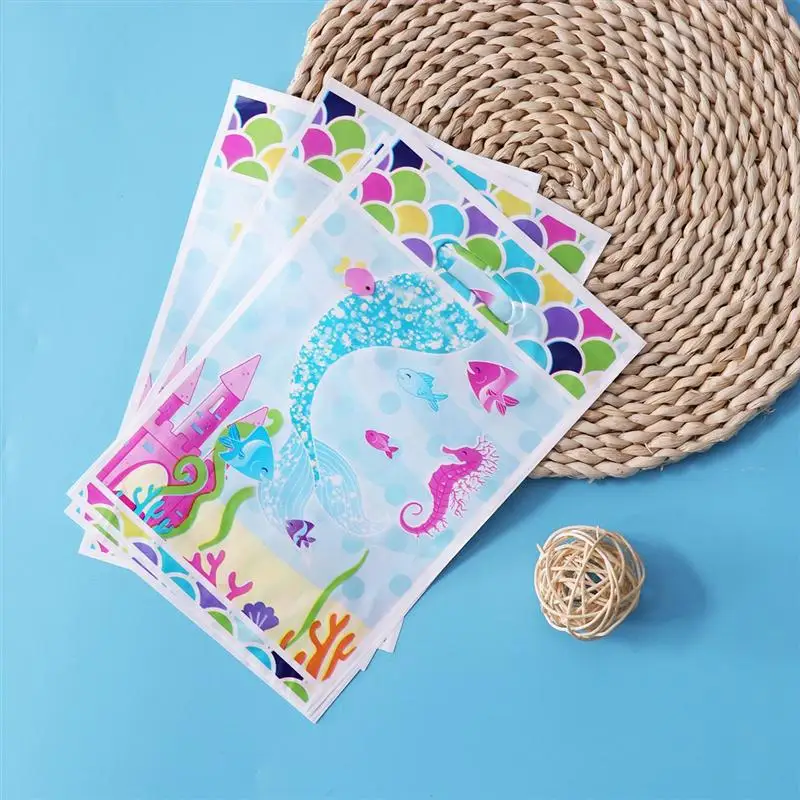 Упаковка из 20 подарочных пакетов милвечерние Мультяшные пластиковые сувениры с