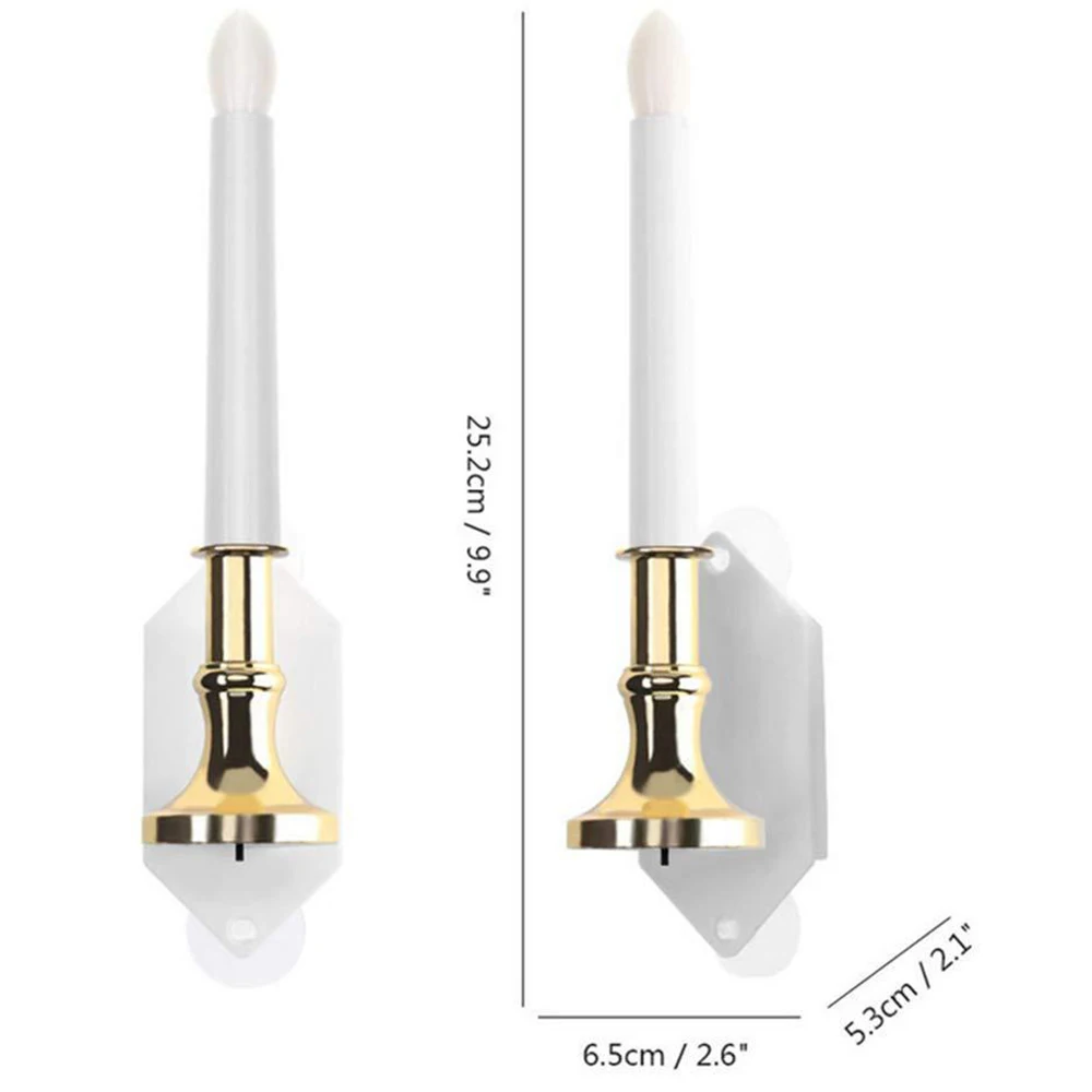 2pcs 0.6w Solar Powered LED Candle Light White Tea Flicker Lamp Festival Wedding Romantic Decor Wall Power | Лампы и освещение