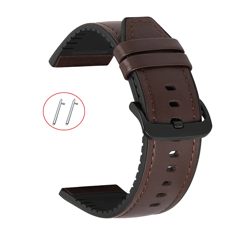 Ремешок для Fossil Gen 5 Carlyle HR Julianna силиконовый кожаный браслет Sport 43 мм/Q Explorist 4 22 мм |