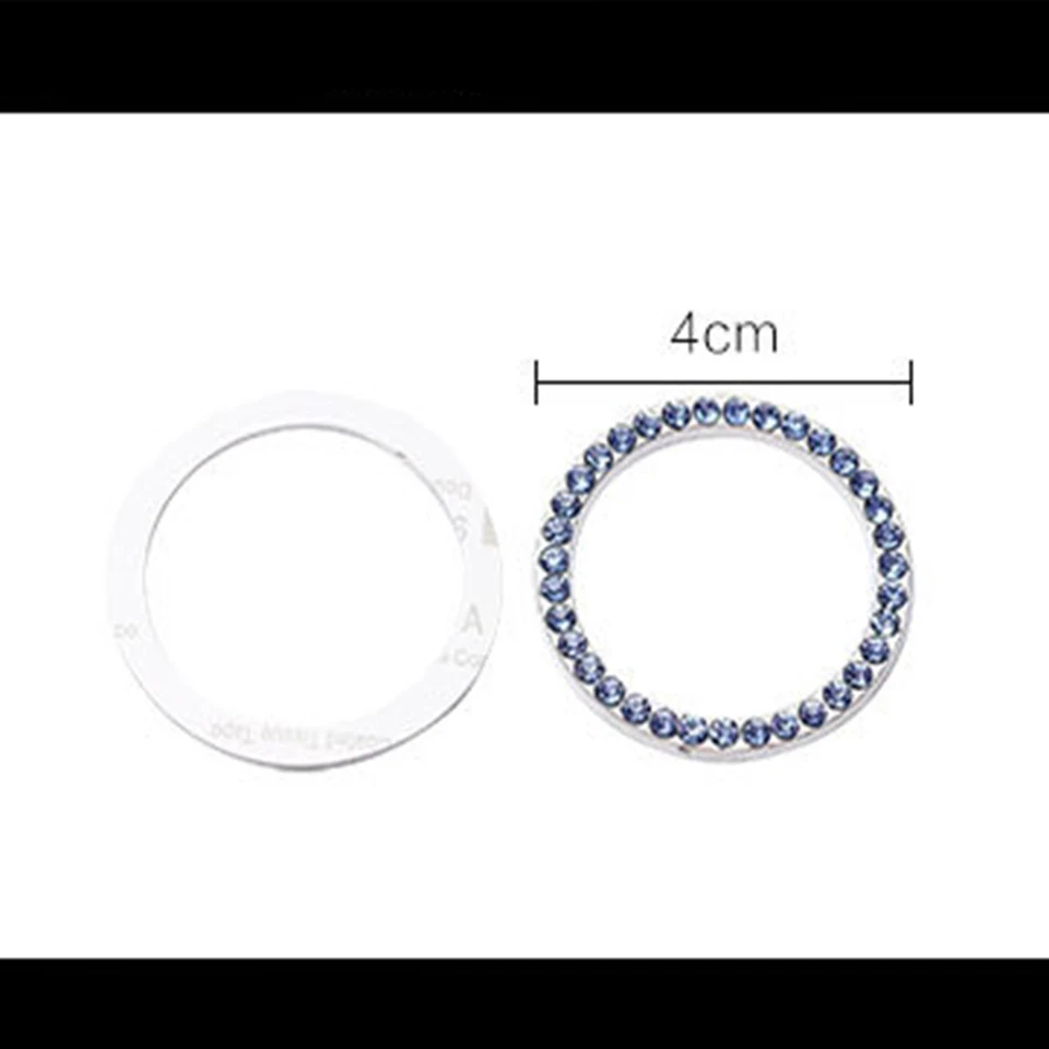 1 шт. кнопка запуска автомобиля декоративное кольцо Алмазная наклейка для Citroen C5 C4