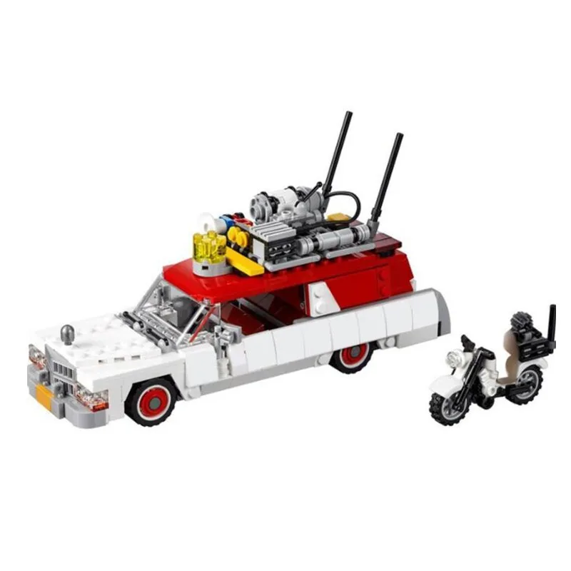 

2021 NEW STYLE Ghostbusters Ecto-1 Creator Ghostbusters Catch Ghost Car Building Block Gift Toy