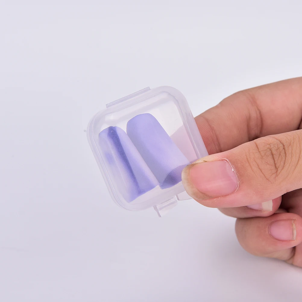 

8/2pcs Travel Sleep Noise Prevention Earplug Colorful Soft Foam Ear Plugs Noise Reduction For Travel Sleeping