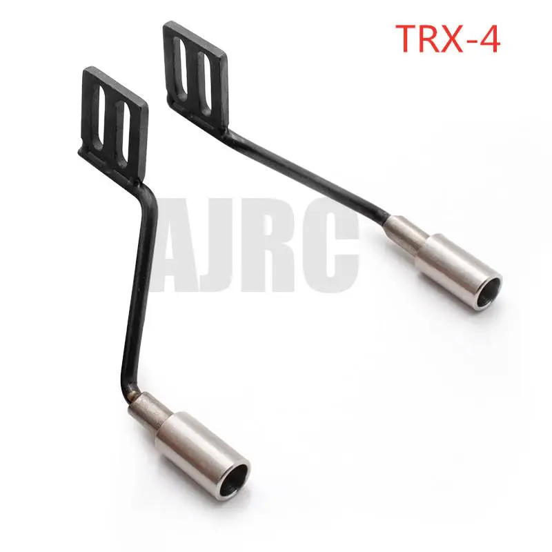 AJRC 1pair Metal Simulation Exhaust Pipe Gas Vent For kyx Traxxas Trx-4 Trx4 Defender Bronco Rc Car Parts Exhaust Manifold enlarge