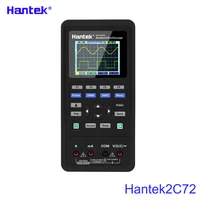 hantek2c72 portable digital oscilloscope with multimeter 2 channels 70mhz 8bit dmm test