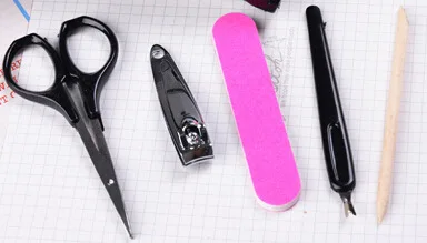 10set/lot New Black Purse Design 5 in1 Manicure Set Pedicure Grooming Kit Bridal Shower Favors Wedding Gifts For Guests |