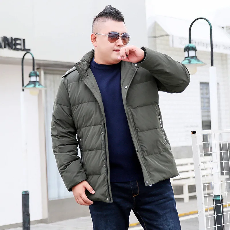 Новая зимняя парка куртка с капюшоном мужская теплая черная модная повседневная