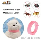 Ошейник для домашних животных, кошек, средство для борьбы с блошами, отпугивающее резиновое ожерелье, подарок для домашних животных, средство для уничтожения блох