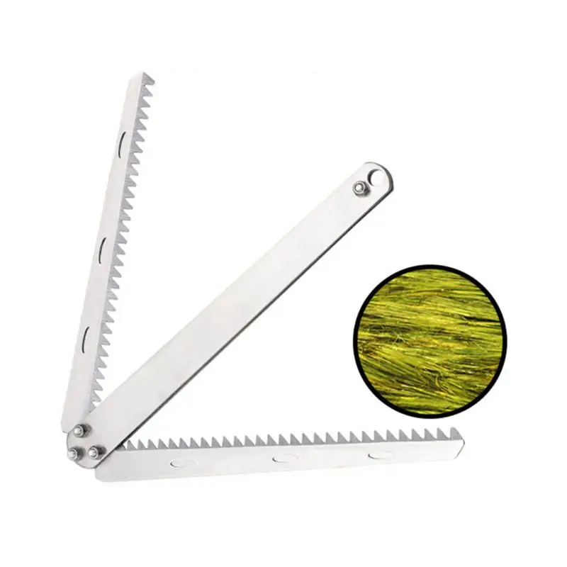 

H053 Folding Weed Razor Aquatic Plants Cutter Removing Water Plants Serrated Blade