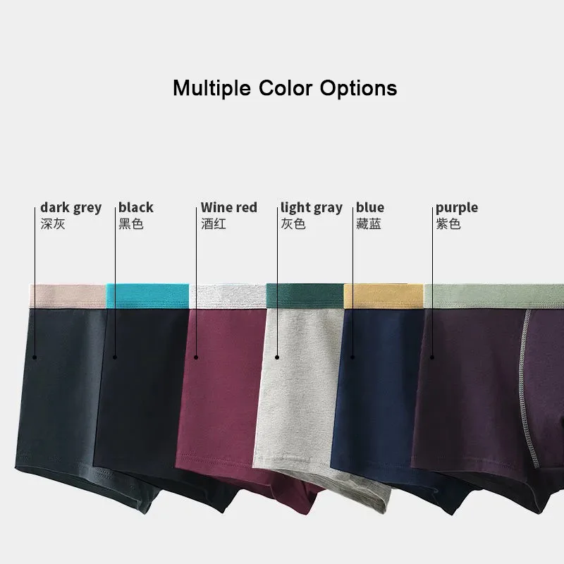 Boxer Male Panties Cotton Men's Underwear Boxers Breathable Sexy Boxer Solid Underpants Comfortable BoxerShorts Plus Size 6XL