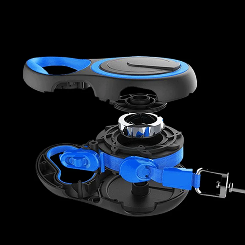 Автоматический выдвижной прочный поводок для собак длинный сильный прогулок