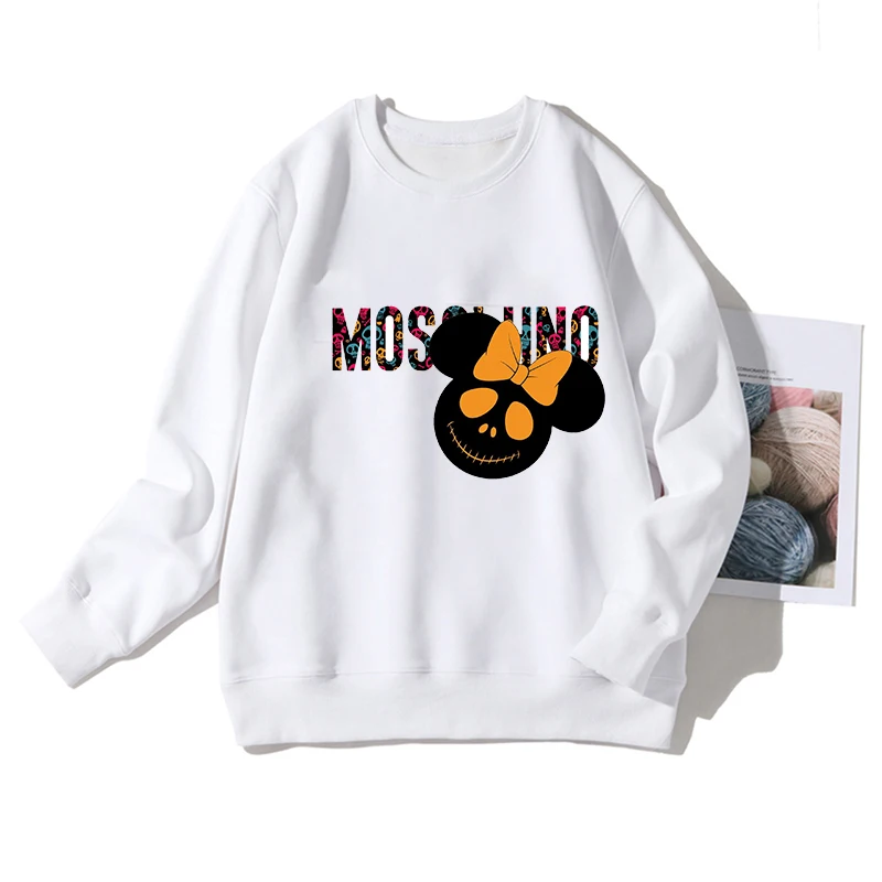 

Новинка, топы с мультяшным принтом на Хэллоуин, осенняя модная повседневная одежда, свободный и удобный детский свитер