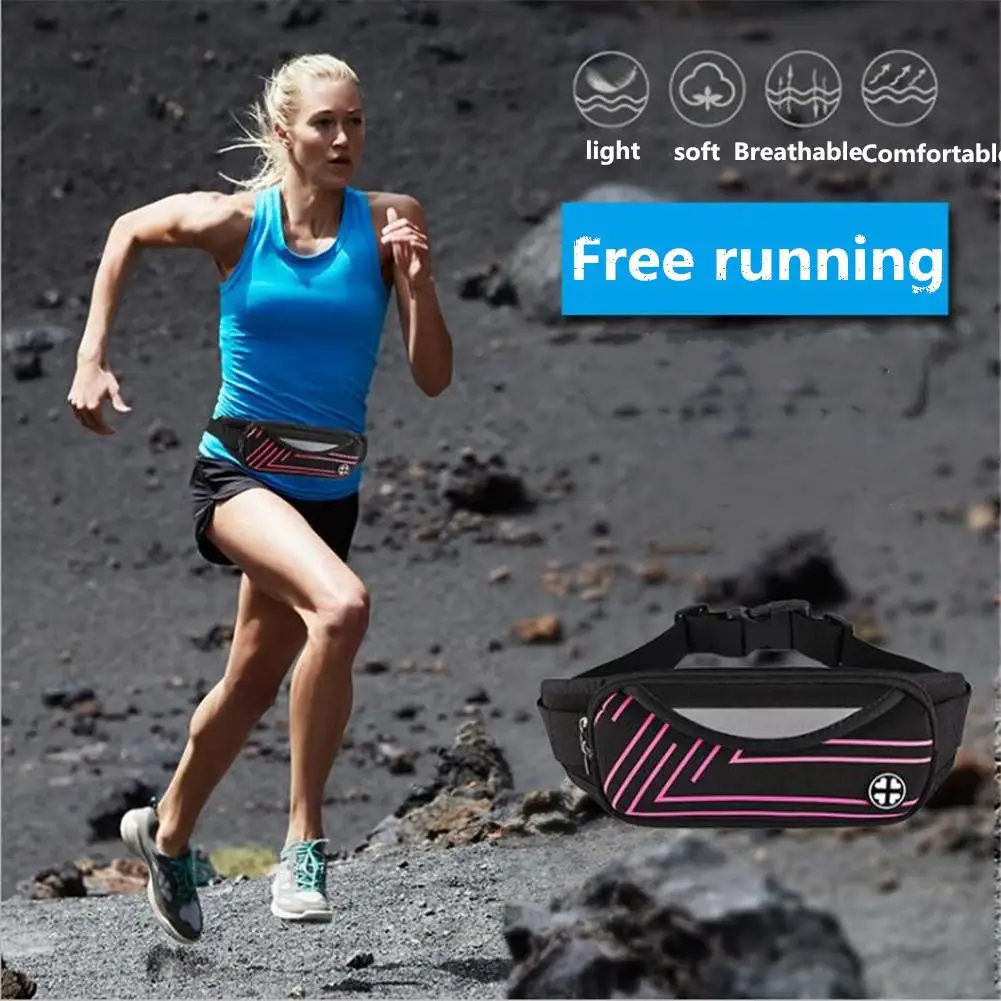 Водонепроницаемые спортивные сумки hobbyline для бега телефона поясные чехол