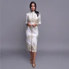 Белое Элегантное Изысканное марокканское вечернее платье Caftan для особых случаев, официальное платье для выпускного вечера из Саудовской Аравии, индивидуальный пошив, большие размеры
