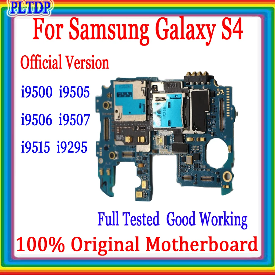 Материнская плата для Samsung Galaxy S4 i9500 i9505 i9506 i9507 i9515 i9295 с полными ЧИПАМИ + Система