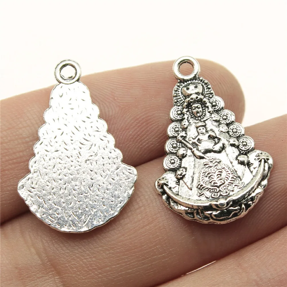 

10 шт., посеребренные ювелирные изделия, 26 х18 мм