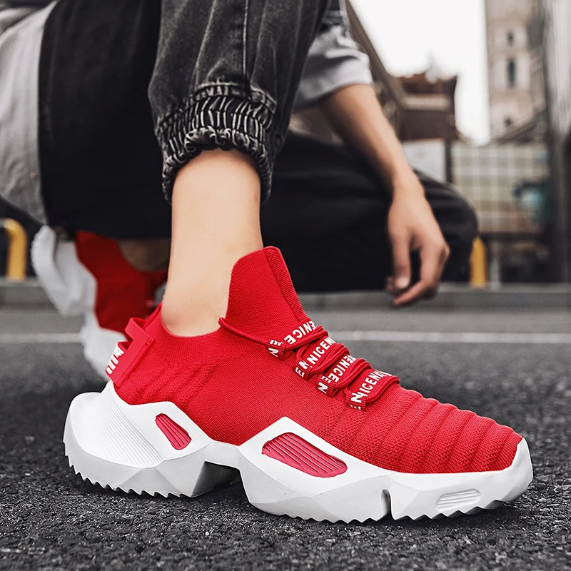 Мужская прогулочная обувь из дышащей кожи на шнуровке для тенниса весны и