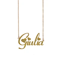 giulia name necklace custom nameplate necklace for women girls best friends birthday wedding christmas mother days gift