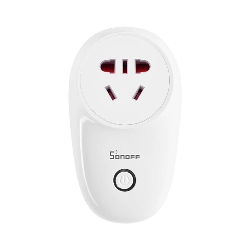 Интеллектуальный выключатель света Sonoff S26 Беспроводной Wi Fi розетка разъем