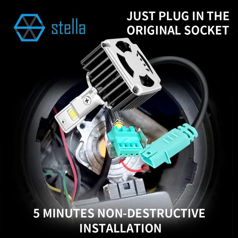 Комплект светодиодных фар Stella D1S D2S D4S CanBus D1R D2R D3R D4R D5R D8R светодиодный ные лампы под