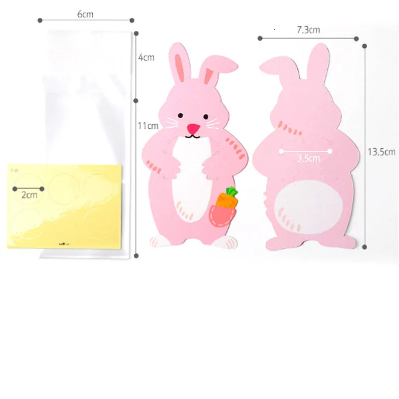 10 шт./лот милые животные пластиковые бумажные пакеты рождественский подарок для