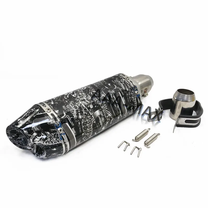 Для akrapovic Yoshimura глушитель для мотоцикла труба для VESPA GTS300 946 LX150 piaggio mp3 acerbis ybr pcx nmax 125 cbr125 - Цвет: L83