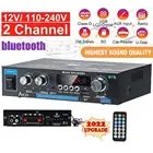 Ak35 домашние цифровые Усилители звука 110-240 в бас аудио сабвуфер Usb мощные динамики Авто Hifi Fm Усилитель музыка Bluetooth F0t7