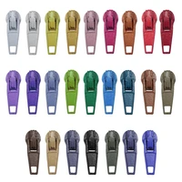 10pcspack 3 colorful high quality nylon zipper pull slider head for diy handcraft accessories repair pillow quilt bedding bag
