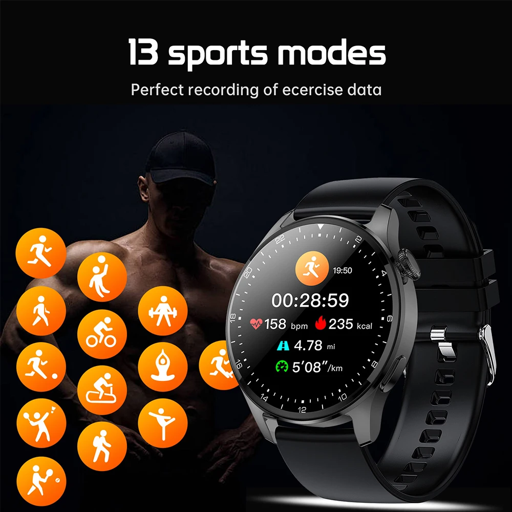 2021 new smart watch men bluetooth call waterproof womens smartwatch sports fitness music clock for android ios phone free global shipping