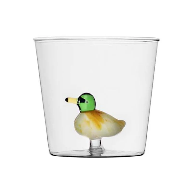 

Cute Animal Water Cup Heat-resistant Glass Couple Cup Gift Owner Cup Breakfast Milk Cup Juice Cup
