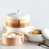 multiple styles classy ceramic pure handmade steamer casseroles family expenses heat resistant soup boiler cooking pot
