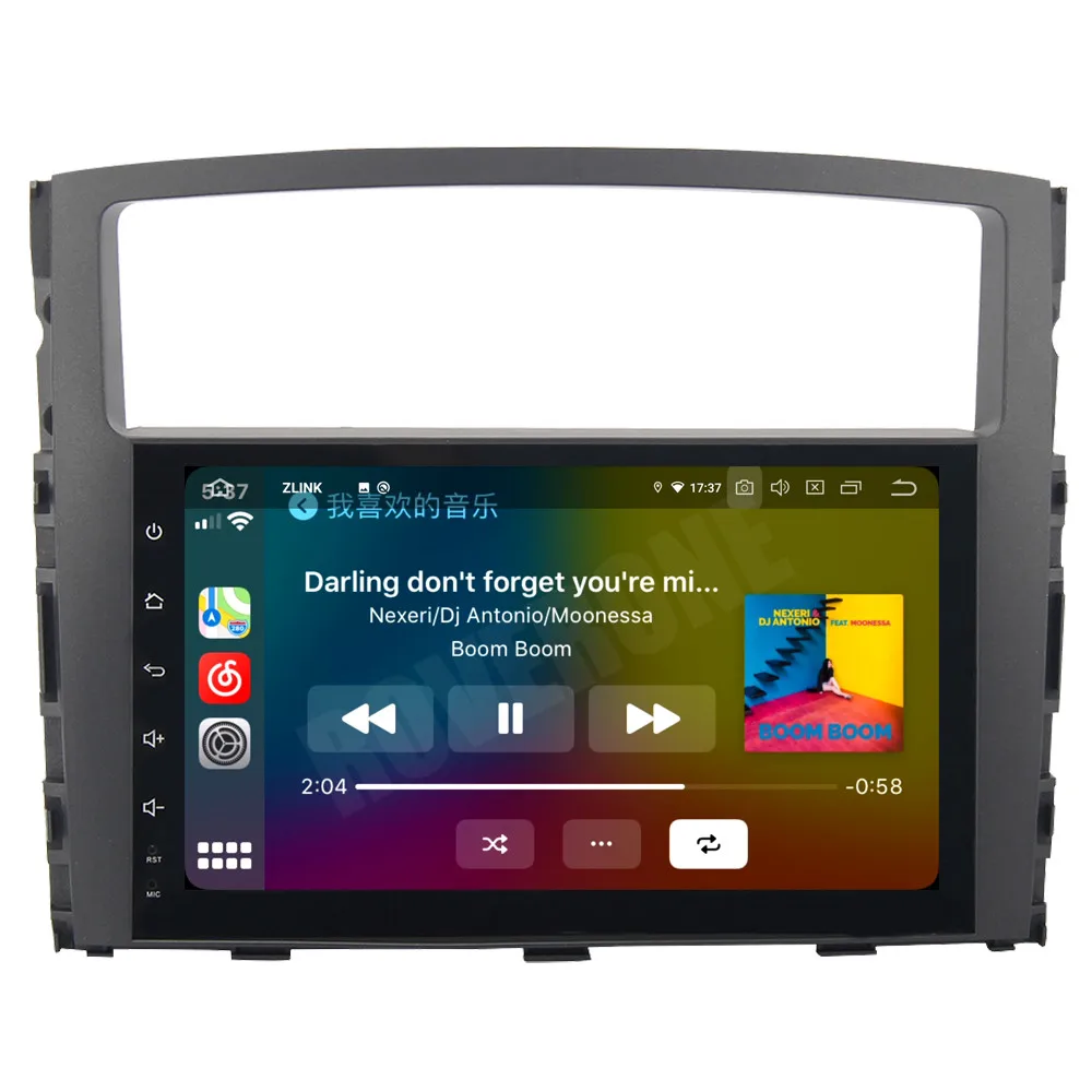 For Mitsubishi Pajero V97 V93 2006+ Android 10 9'' Car Multimedia Radio Stereo GPS Navigation Head Unit Audio Video Player |