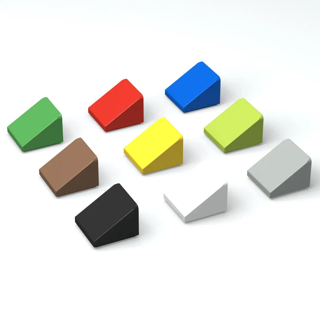 

420 шт. кубики MOC игрушка «сделай сам», запчасти, наклон 30, 1x1x2/3, Совместимые бренды, креативные образовательные сборы, игрушка для детей 54200