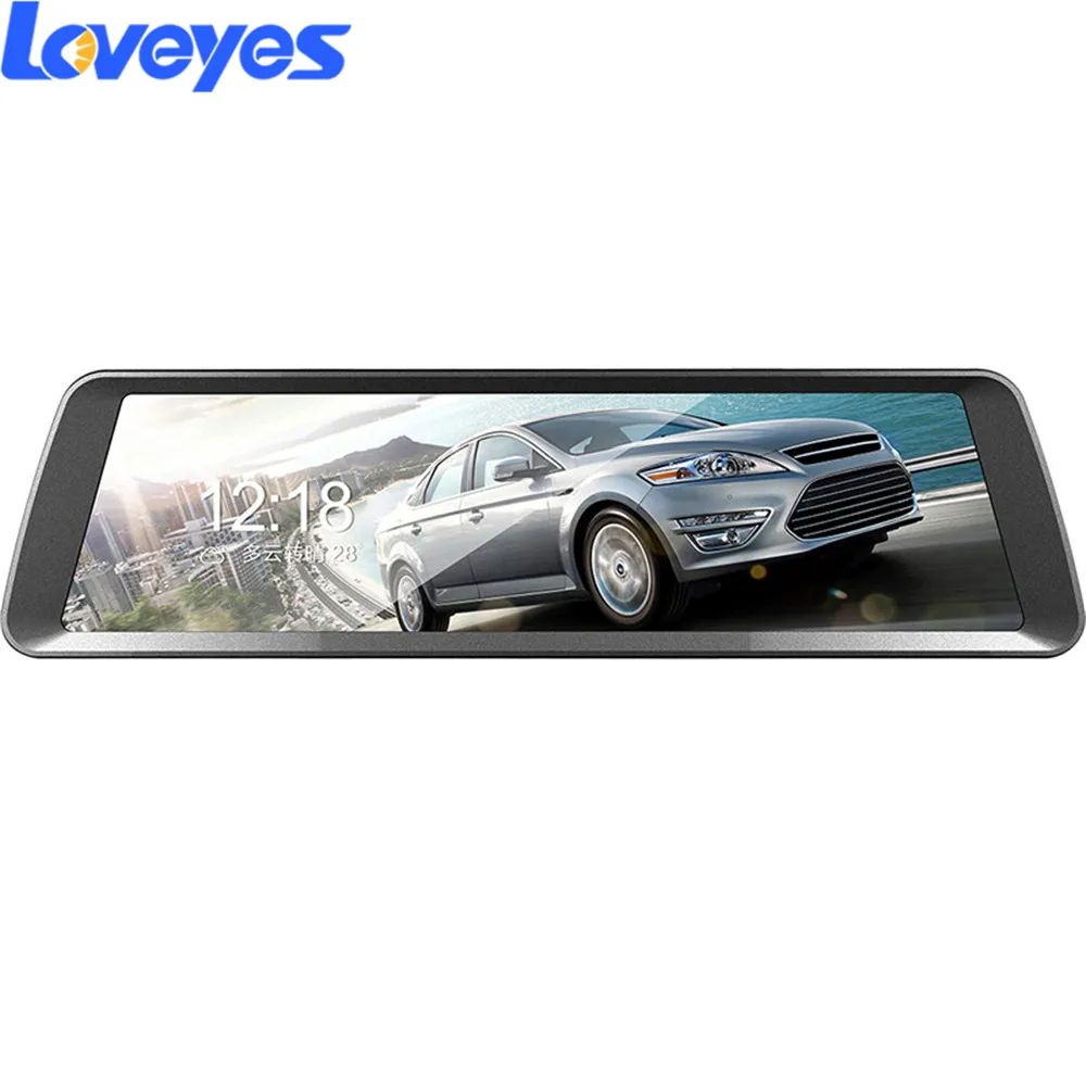 Автомобильный видеорегистратор 9 88 ''большой IPS жесткий экран зеркало заднего