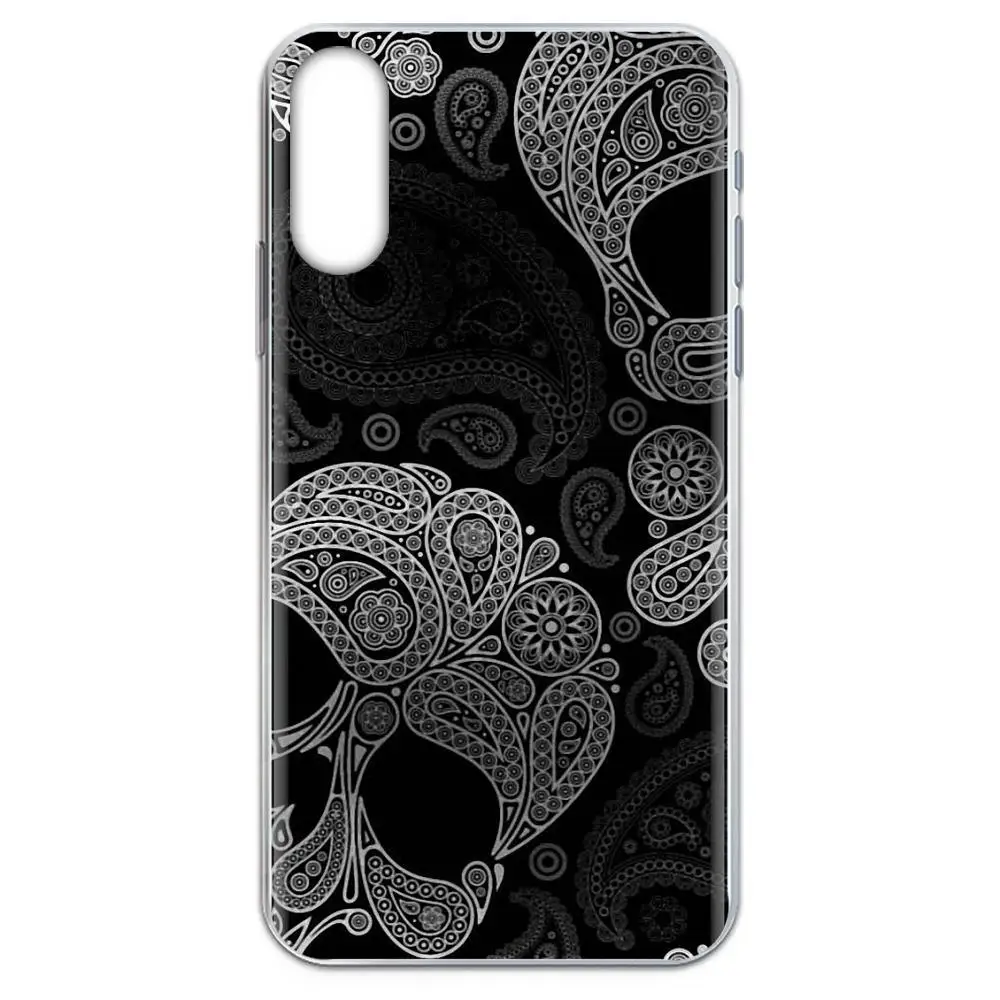 Мягкие чехлы для Galaxy J1 J2 J3 J330 J4 J5 J6 J7 J730 J8 2015 2016 2017 2018 mini Pro Пейсли цветок Мандала хна