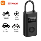 2021 Xiaomi Mijia насос 1S цифровой давление в шинах портативный Электрический насос с сумкой для хранения для велосипеда мотоцикла футбола