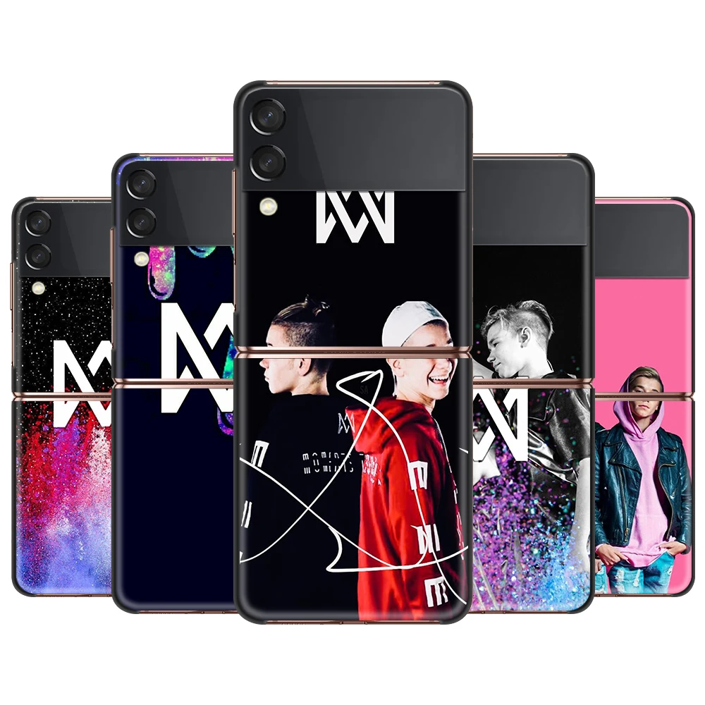 Модный чехол с Маркусом мартинусом для Samsung Galaxy Z, флип 6,7 дюйма, флип P3, черный Жесткий чехол для телефона из поликарбоната, защитный чехол с сегментами
