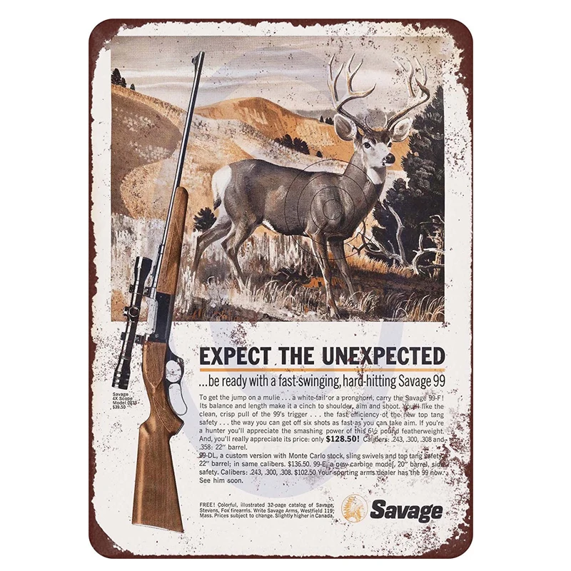 Пользовательские Старинные Знаки Предупреждение ющий знак пистолет и винтовка