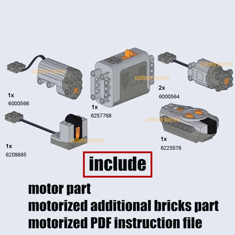 

New 1077PCS RC Motorized Dodged Muscle Car Supercar Super Chargers Technical Model Building Blocks Bricks Toy Kid Gift Boy