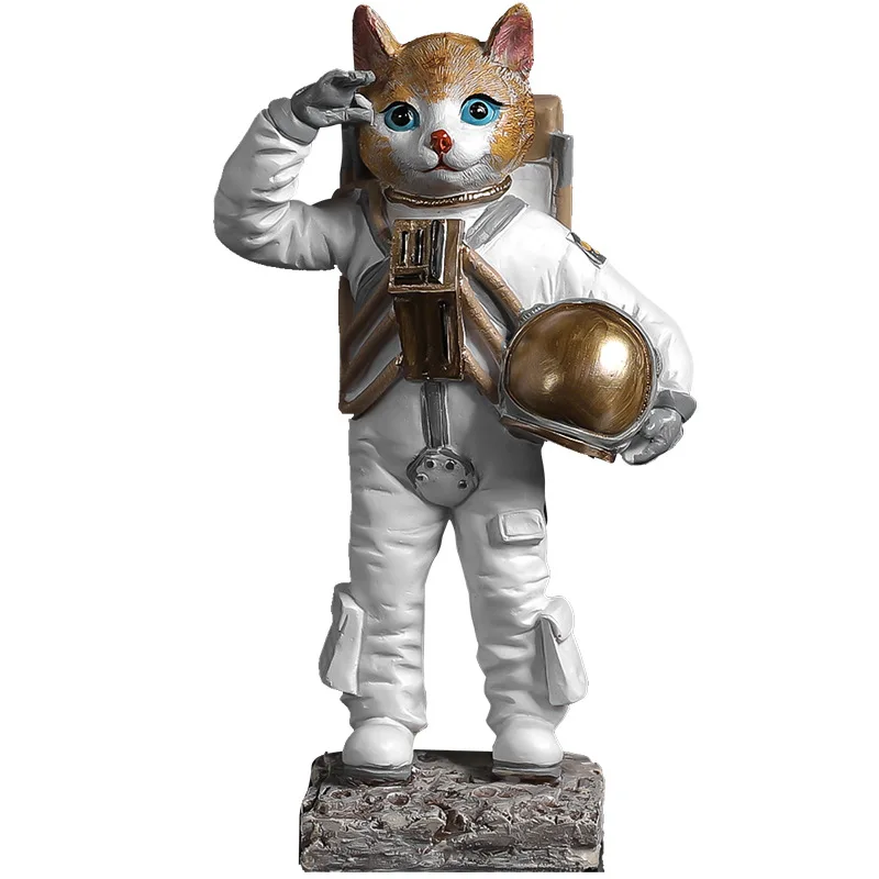 

Modern Minimalist TV Cabinet Spaceman Astronaut Model Home Living Room Crafts Resin Ornaments Decor