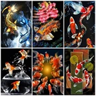 EverShine 5D Сделай Сам Алмазная Мозаика Рыба бисер вышивка алмазная живопись животное вышивка крестиком Картина Стразы Декор для дома