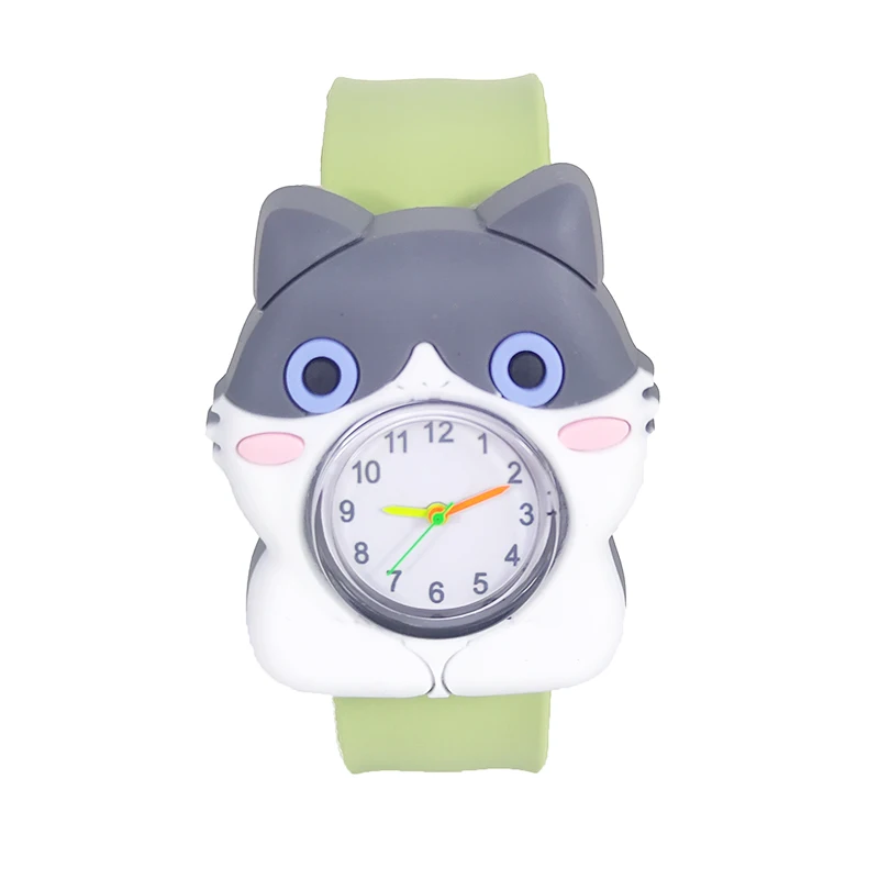 4 цвета с рисунком милого кота Форма для присмотра за детьми силиконовый ремешок