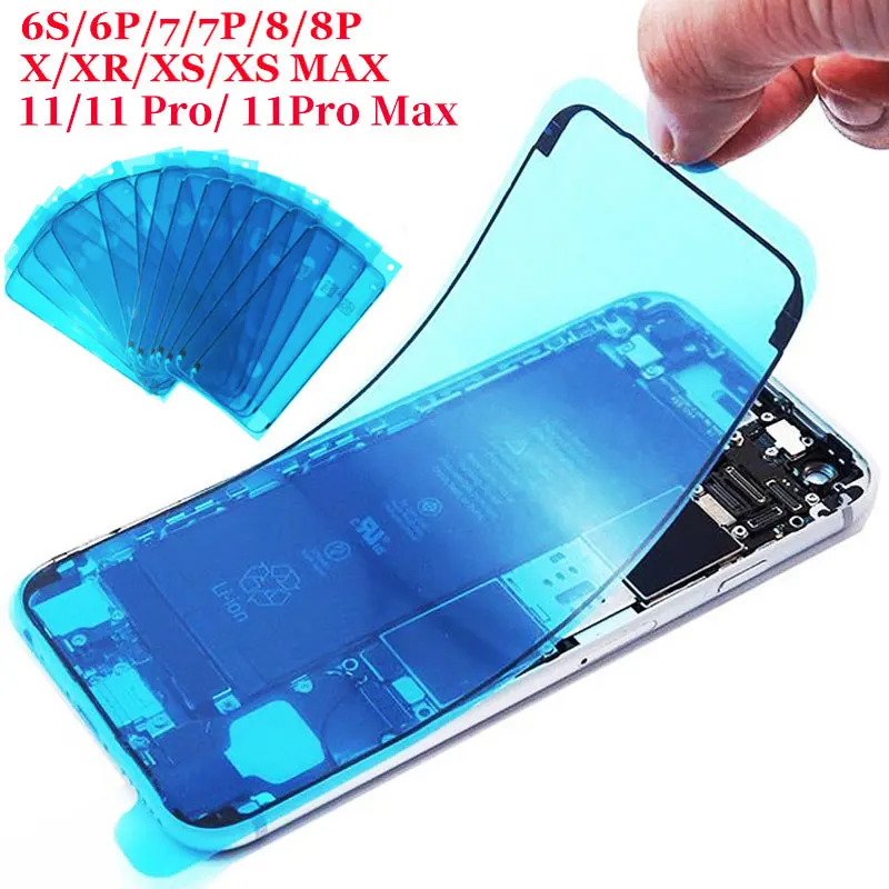 3 м водонепроницаемый стикер для iPhone 6S 7 8 Plus X XR XS 11 Pro MAX передний корпус ЖК сенсорный дисплей рамка Клейкая лента наклейка