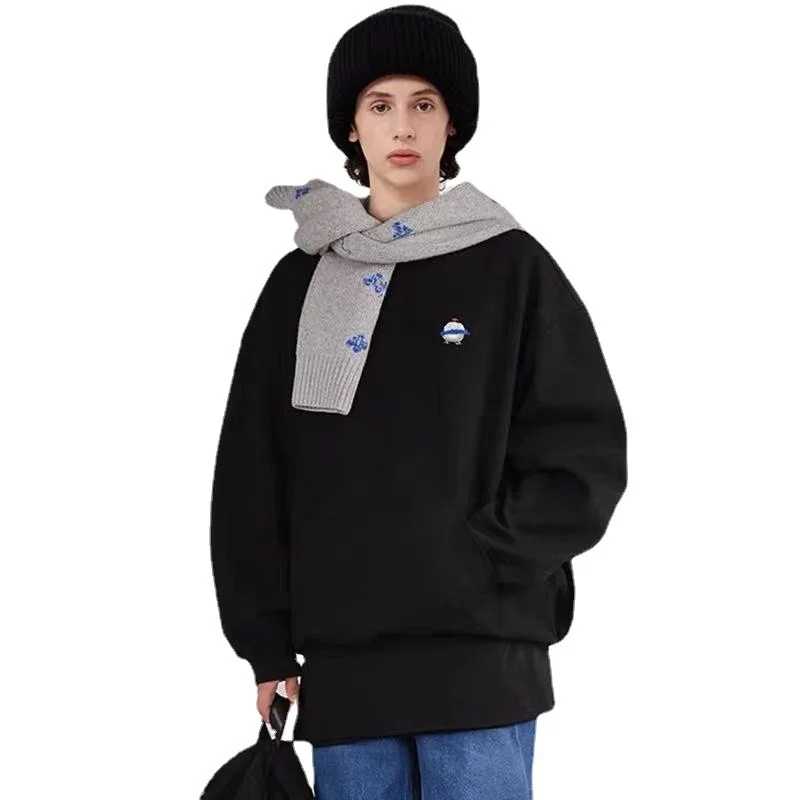 

Summer ADER 2021SS Animi Harajuku Oversized Hoodie Kawaii Pullover Clothes for Teens Korean Fashion Lazy Embroid Sweatshirt